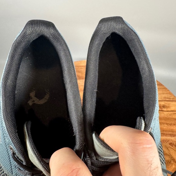 ON Running Cloud X  Women's Running Shoes Sz 8.5 Blue Grey Athletic - Picture 7 of 8